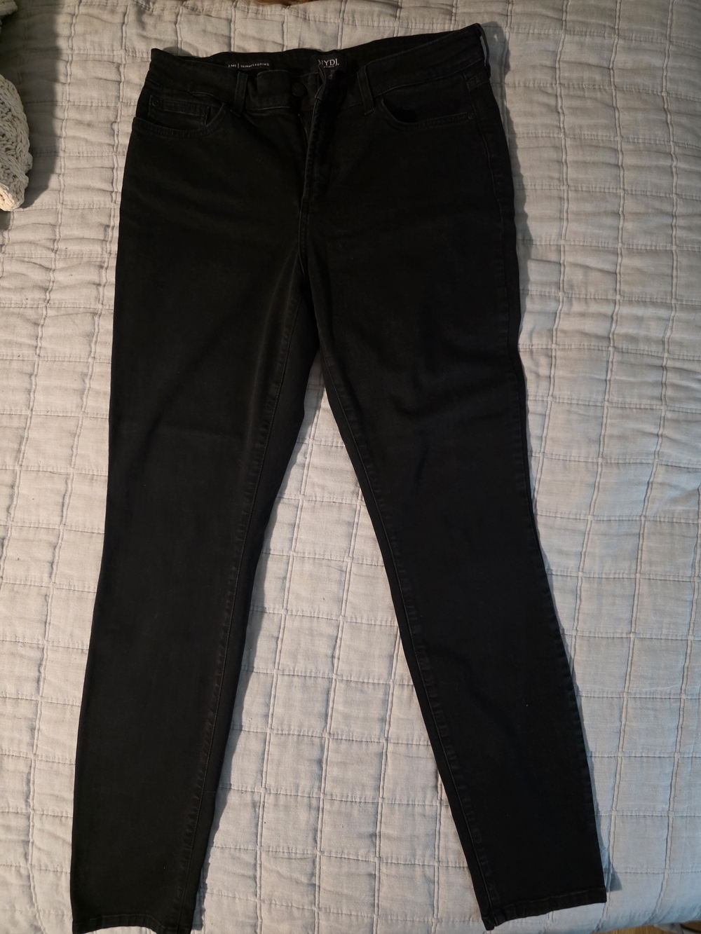 NYDJ Black Skinny High-Rise Jeans for Women